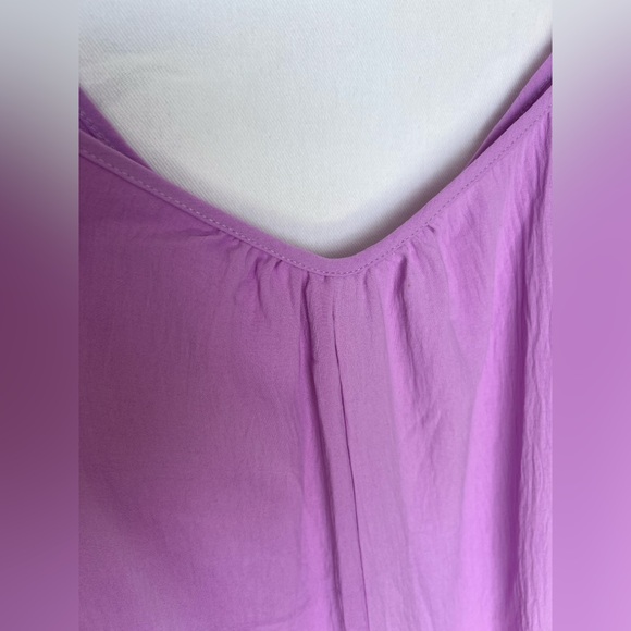 Lavender Purple Flowing Spaghetti Strap Jumpsuit 2X - Picture 5 of 8